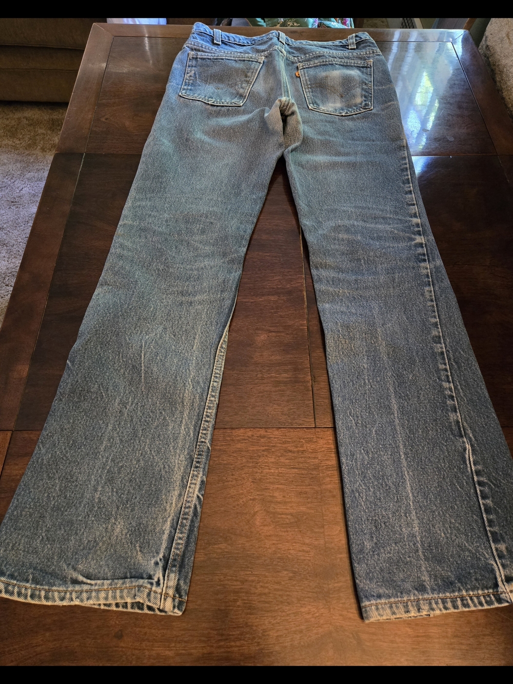 Levi's Men's Faded Blue Bootcut Jeans - Picture 13 of 16